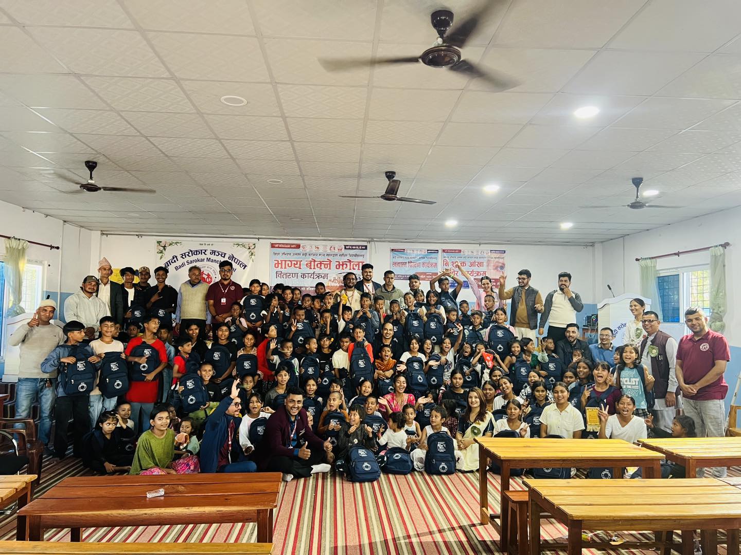 Educational Support & School Supply Drive: Backpack Distribution Program in Surkhet by Pahilo Paila Nepal Butwal Branch